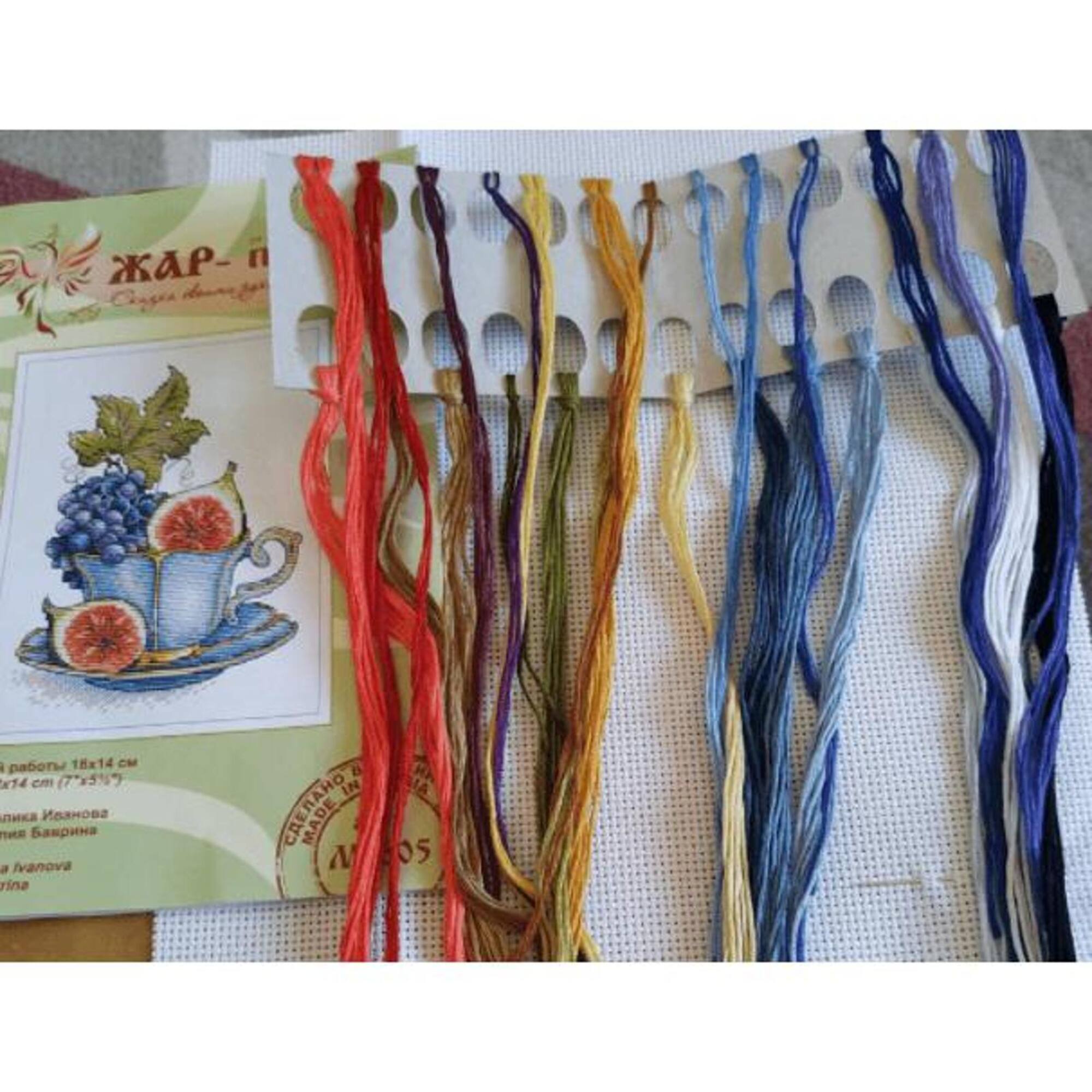 MP Studia Grapes & Fig Cross Stitch Kit